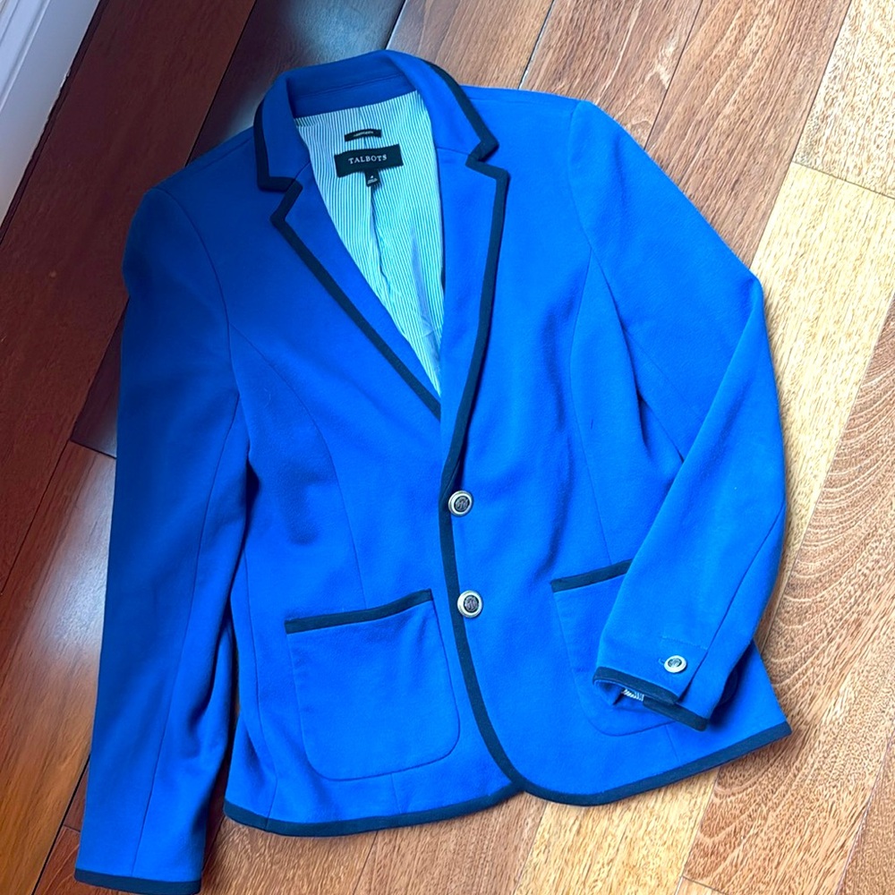 Talbots blue blazer 4